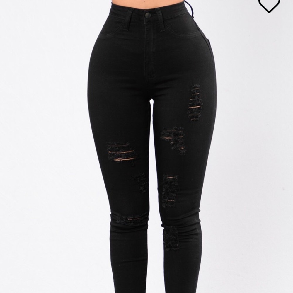 Black Ripped Jeans